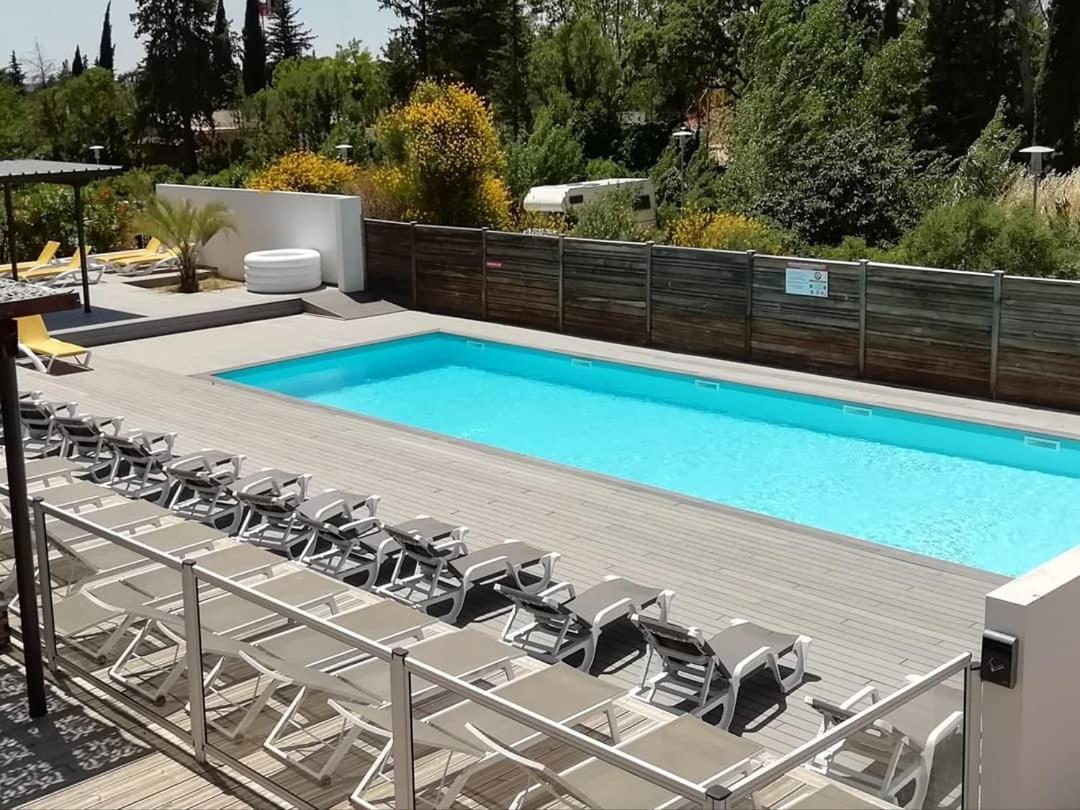 Sweet Home studio Aix en Provence, terrasse, piscine, resto, Éguilles Extérieur photo